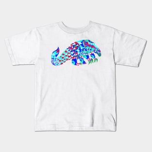 bright china pangolin armadillo ecopop pattern art Kids T-Shirt